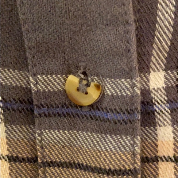 Madewell Plaid Flannel Button Up - Picture 5 of 5
